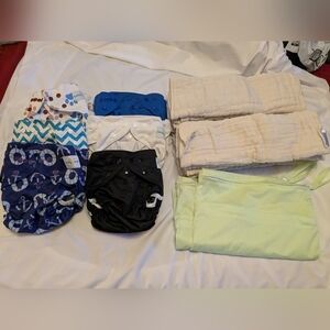 Boy's Cloth Diaper Set
